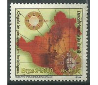 C2261 BRASIL 500 ANOS 2000 PORTO SEGURO  10.344 N - COM GOMA